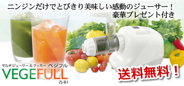 ニンジンだけでとびきり美味しい感動のジューサー!