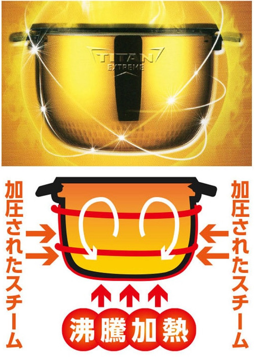 チタン釜炊き