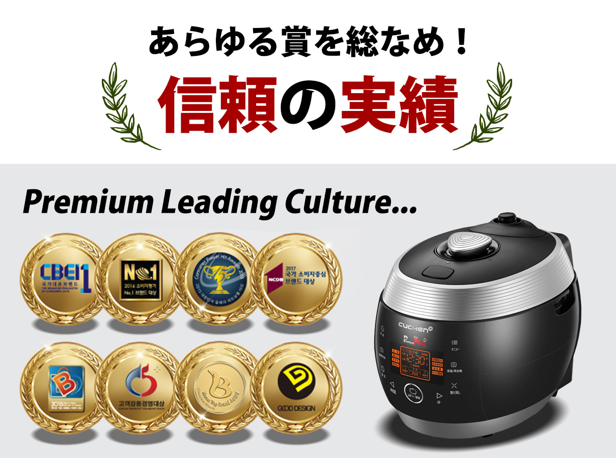 あらゆる賞を総なめ!信頼の実績