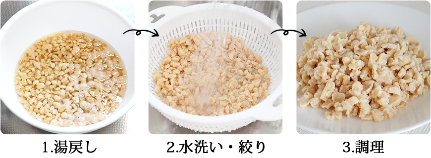 大豆ミートの使い方