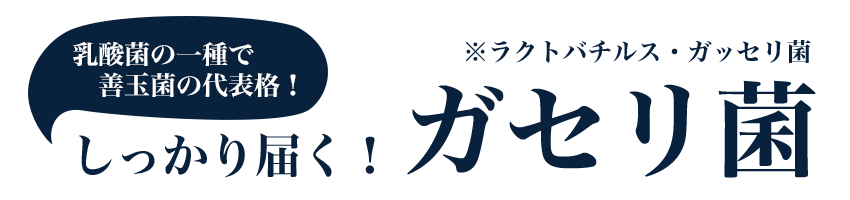 しっかり届くガセリ菌