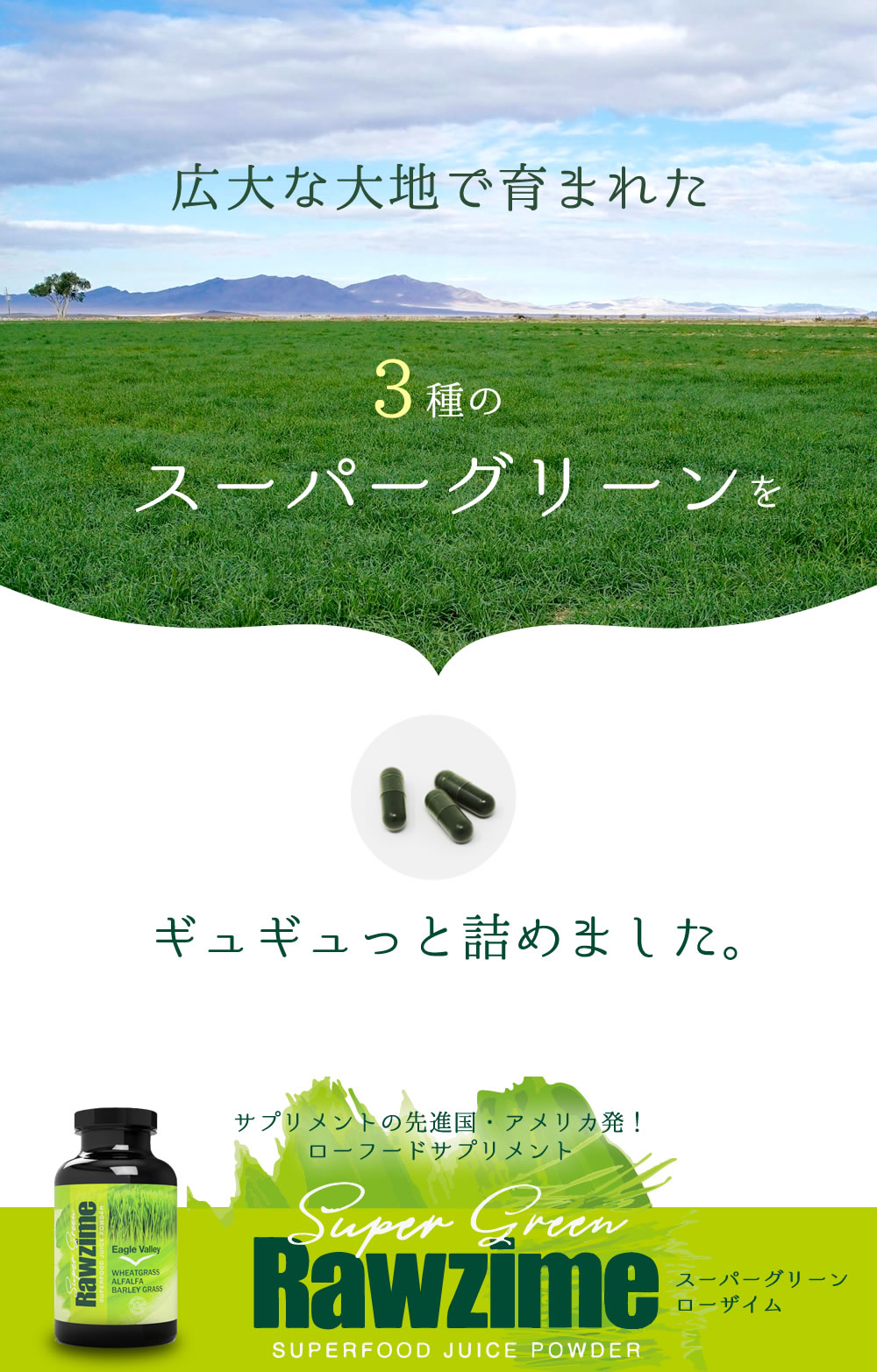 スーパーグリーン詰めました
