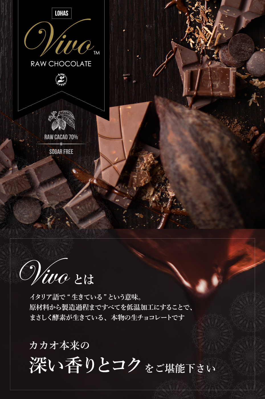 ローチョコレートVIVO